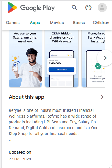 Refyne loan app